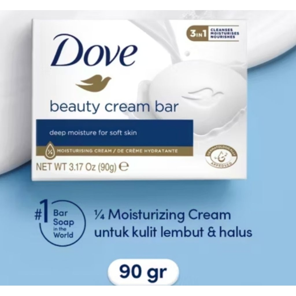 Dove soap bar / sabun batang dove 90 gr