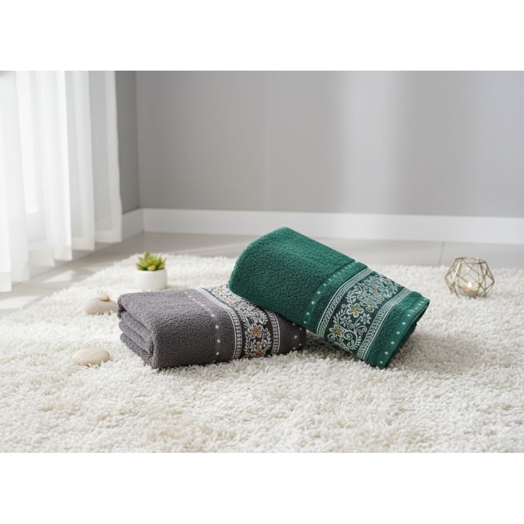 HANDUK TERRY PALMER 70×140 MOTIF BUNGA KECIL