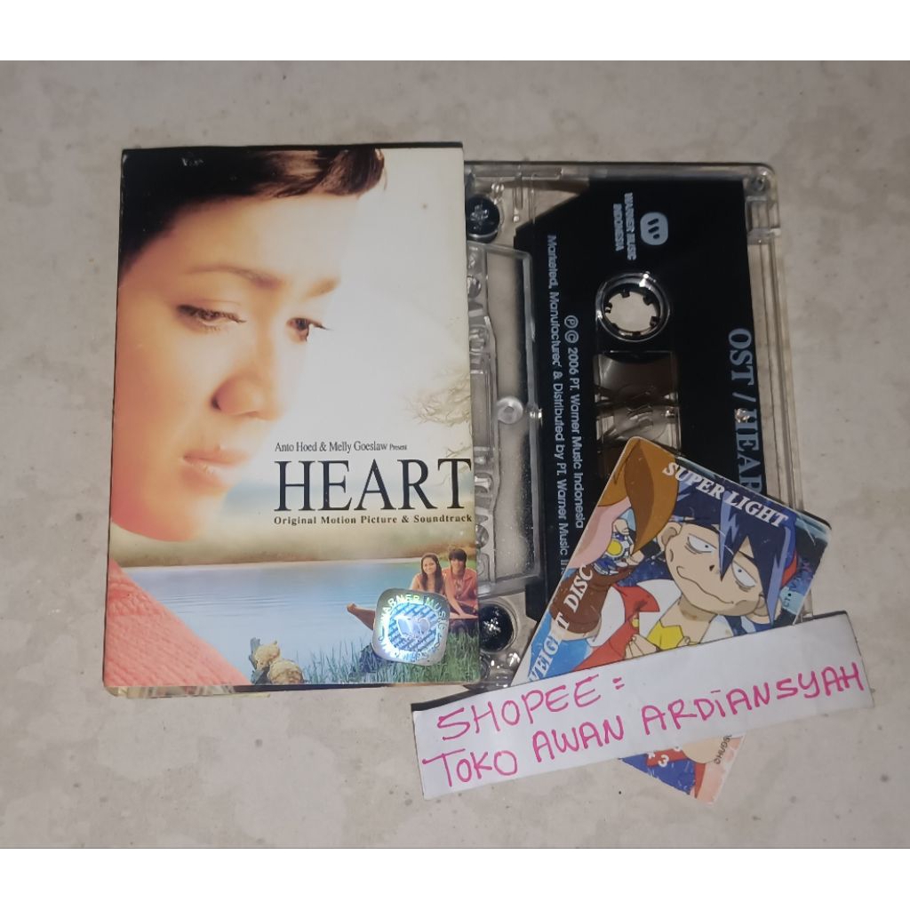 kaset pita ost heart kaset pita heart