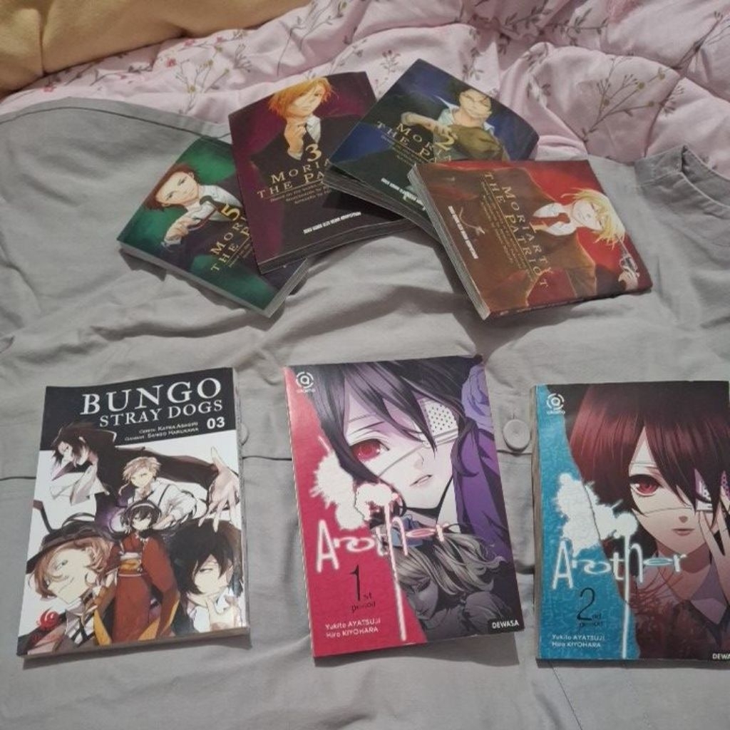 Manga/Komik Jepang Bungo Stray Dogs, Another 1, Another 2, Moriarty the patriot 1 2 3 5