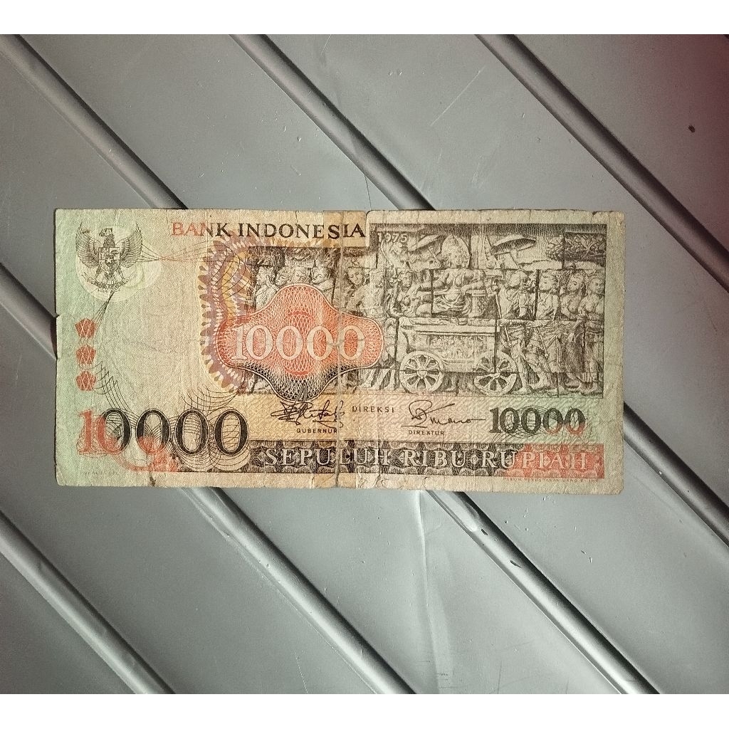10 ribu BARONG 1975 bekas beredar tidak bagus 100% Asli