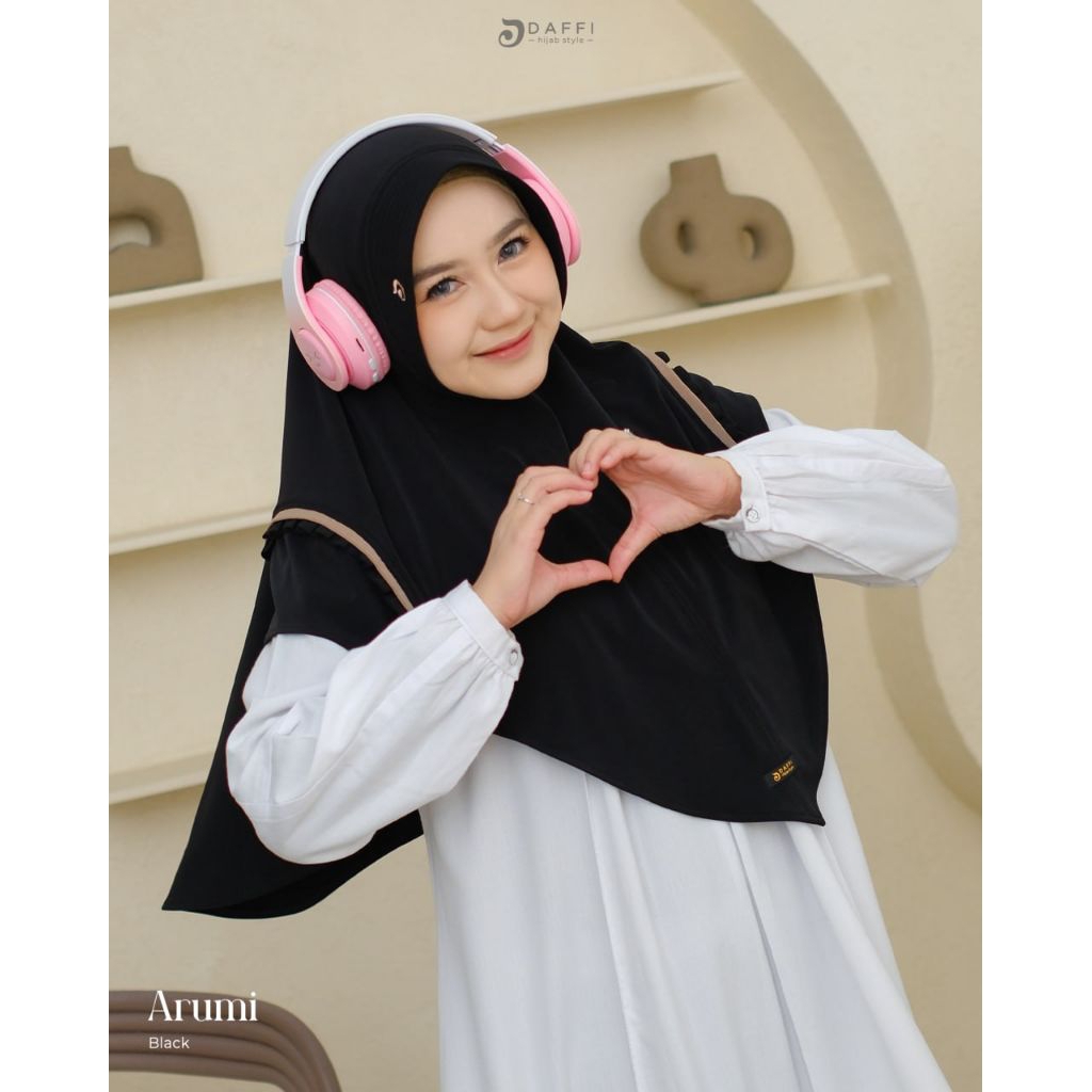 hijab daffi seri ARUMI warna terbaru