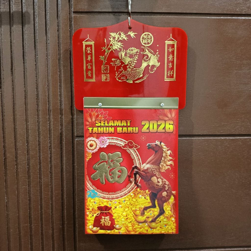 Kalender Harian Sobek PCN Ukuran Besar Plus Tatakan Tahun 2026 Kalender Harian Besar Murah Tahun 202