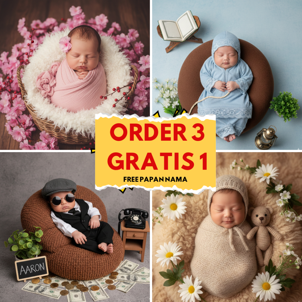 Jasa Edit Foto Bayi Newborn