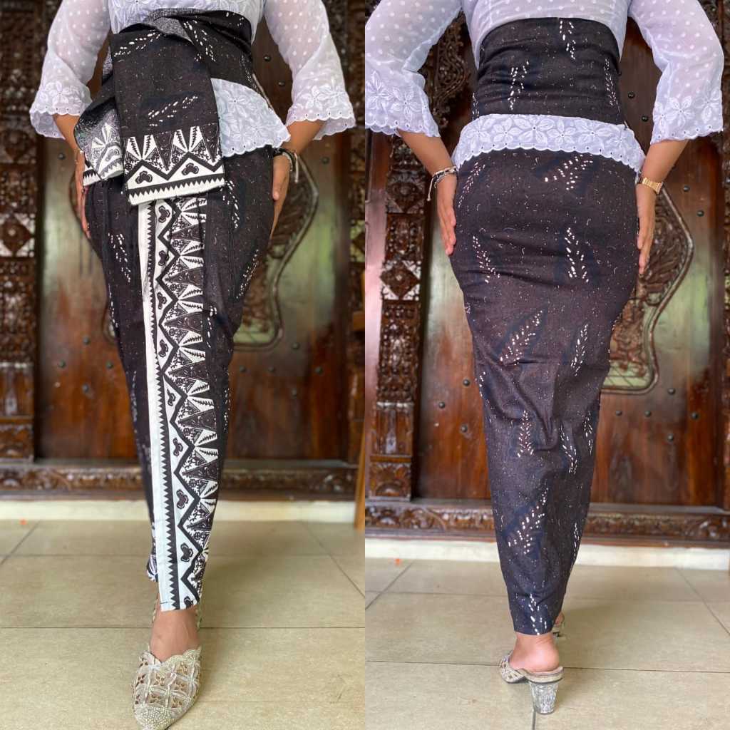 Kamen katun set selendang || kamen katun batik || kamen jadi bali strait