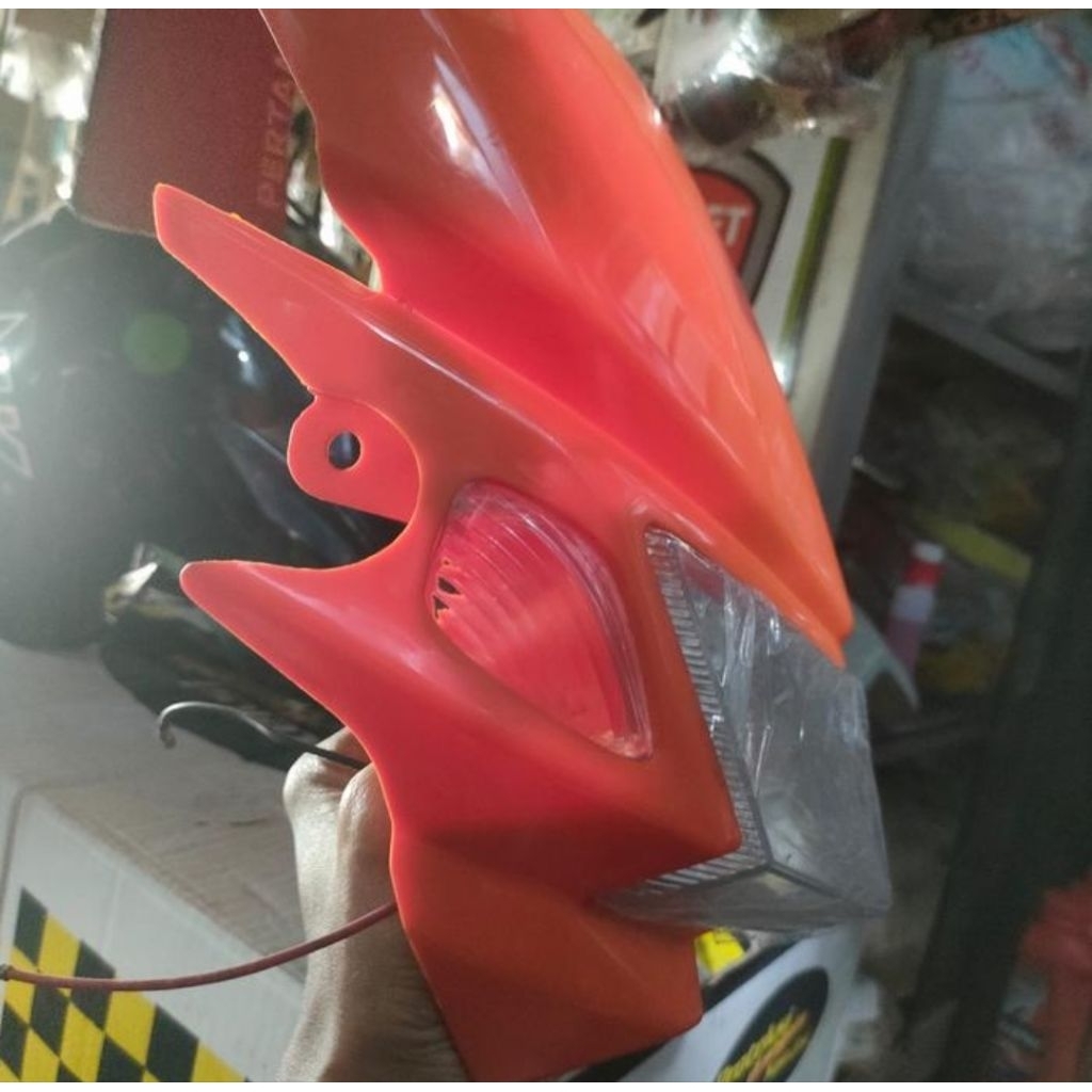 batok depan KLX orange