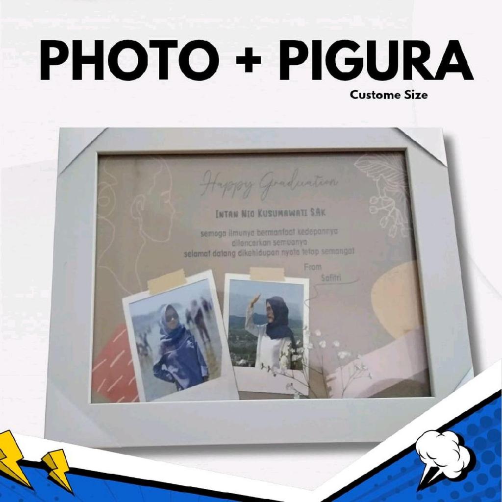 Paket Figura dan Foto 10R Bingkai Foto