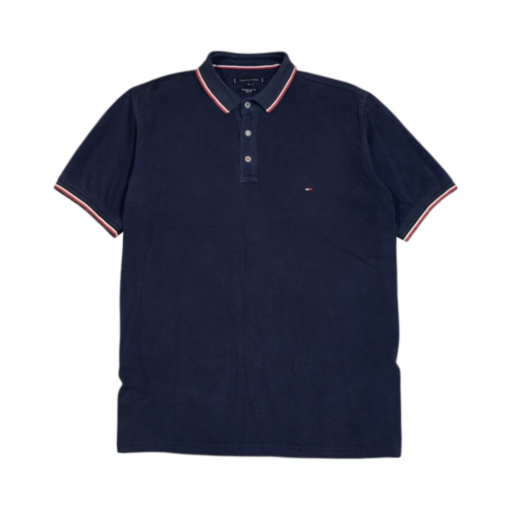 KAOS KERAH POLO SHIRT TOMMY HILFIGER SECOND SIZE XL