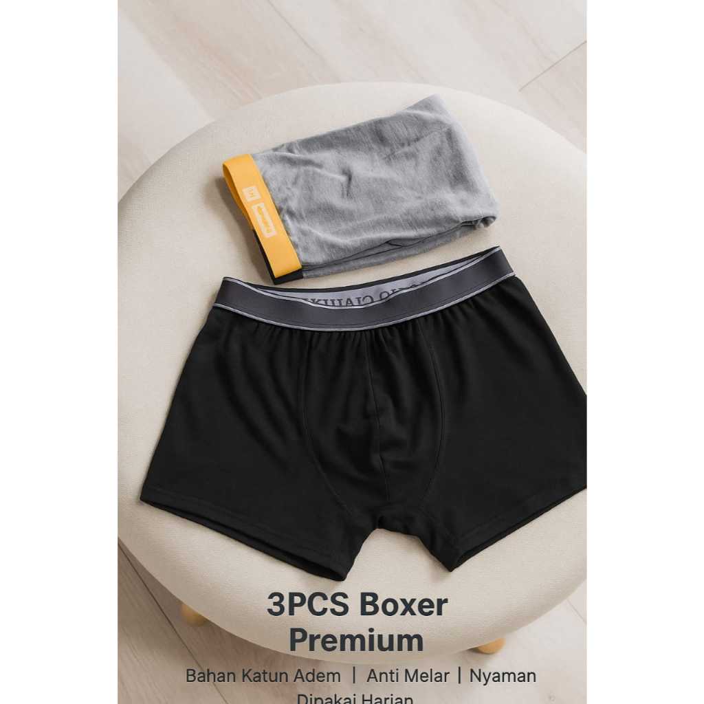 ISI 4 PCS CELANA DALAM BOXER PRIA/BOXER KATUN/CD BOXER PRIA