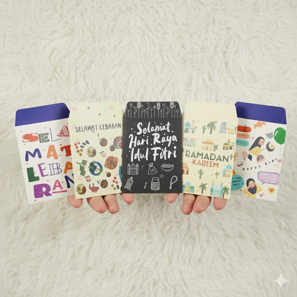 amplop lebaran/amplop lebaran kecil uang lipat/amplop lebaran unik/amplop lebaran murah