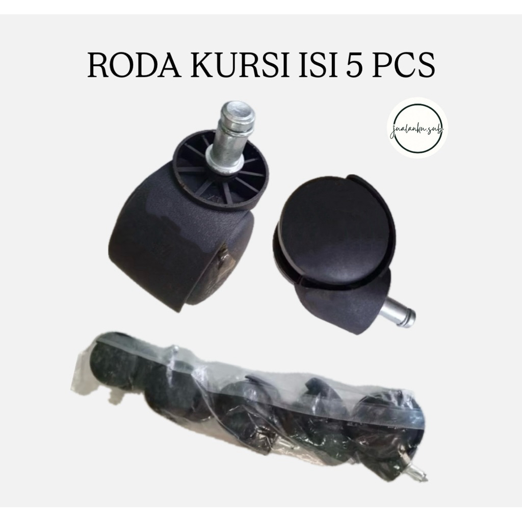 RODA KURSI KANTOR KUAT BERKUALITAS GROSIR 5 pcs