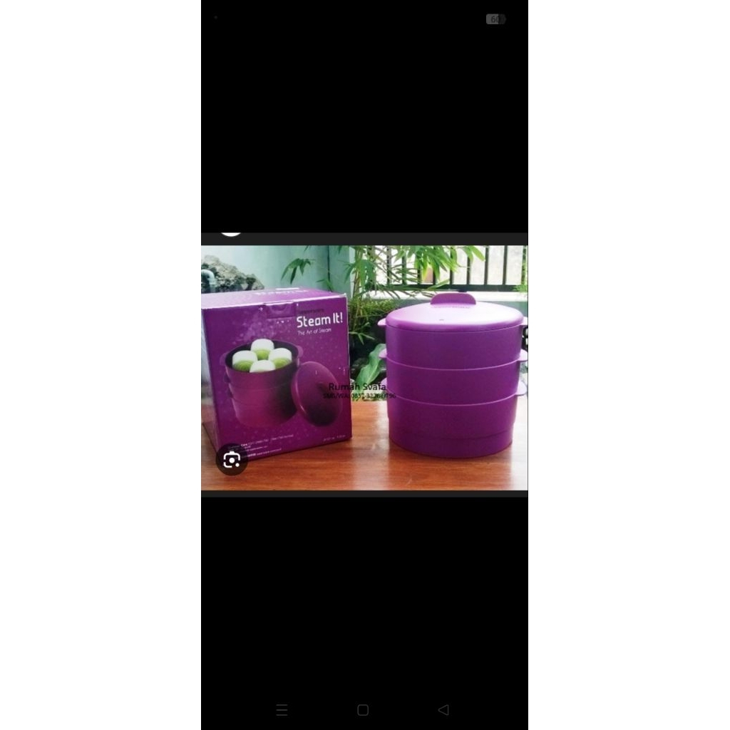 steam it unggu 3 layer Tupperware