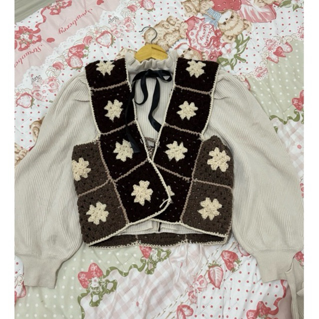 Vest Crochet Handmade Rajut