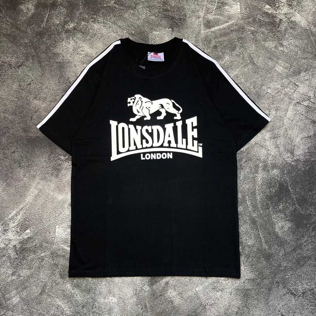 Kaos Lonsdale London on logo Full Tag Original London Cotton 24s Tshirt Pria Terbaru Kaos Distro Len