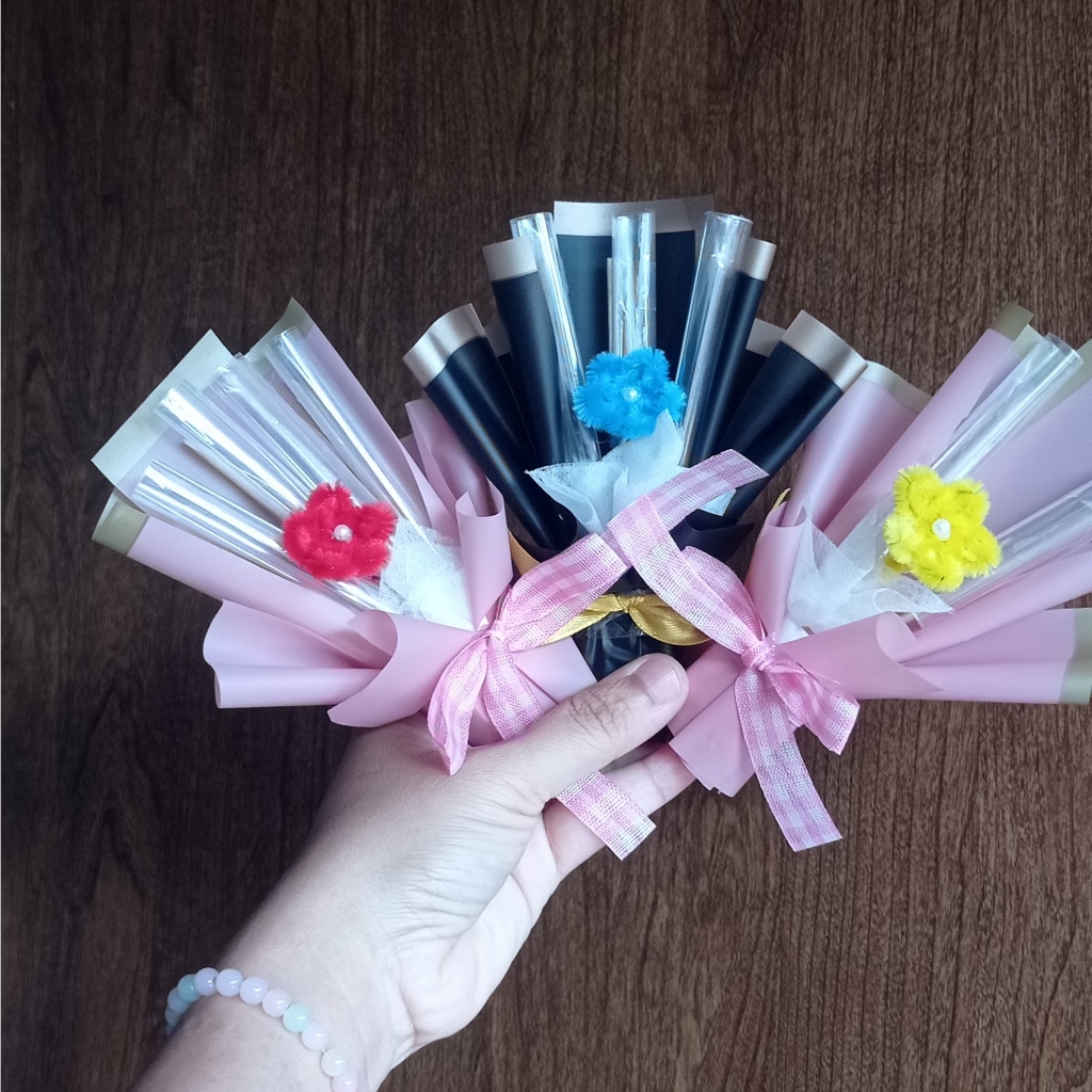 Buket Mini uang kosongan hiasan bunga , buket angpao lebaran Thr lebaran hadiah kado