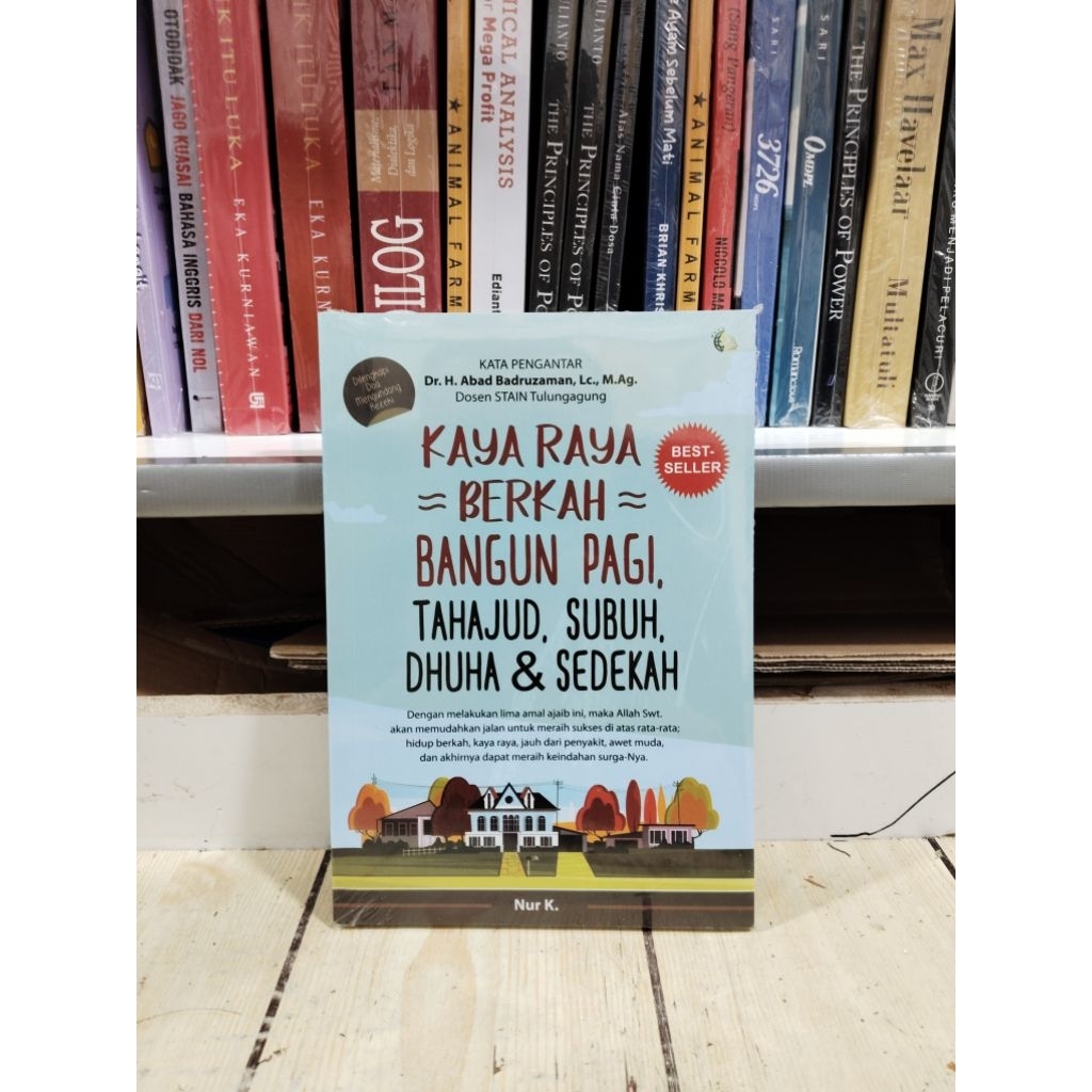 BUKU KAYA RAYA BERKAH BANGUN PAGI TAHAJUD SUBUH DHUHA & SEDEKAH