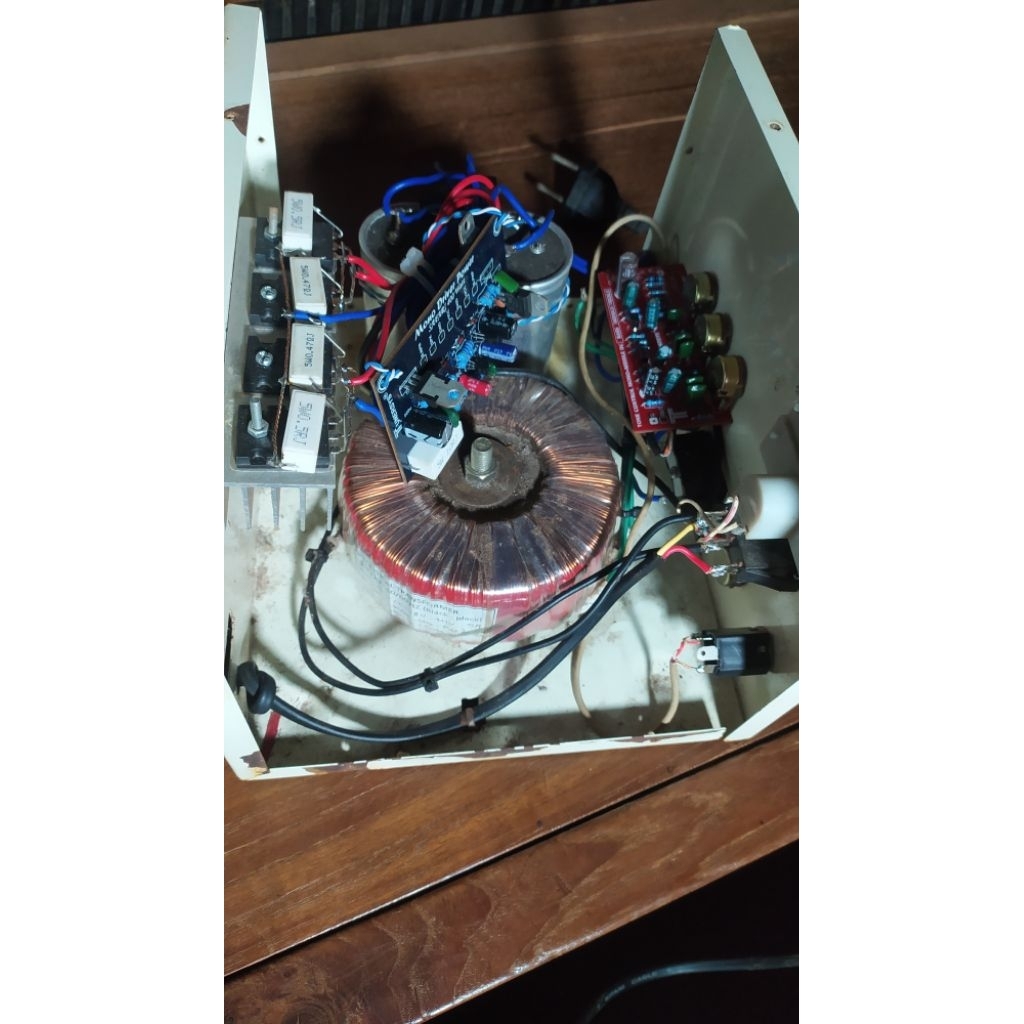 power ampli rakitan trafo 5 Amper donat