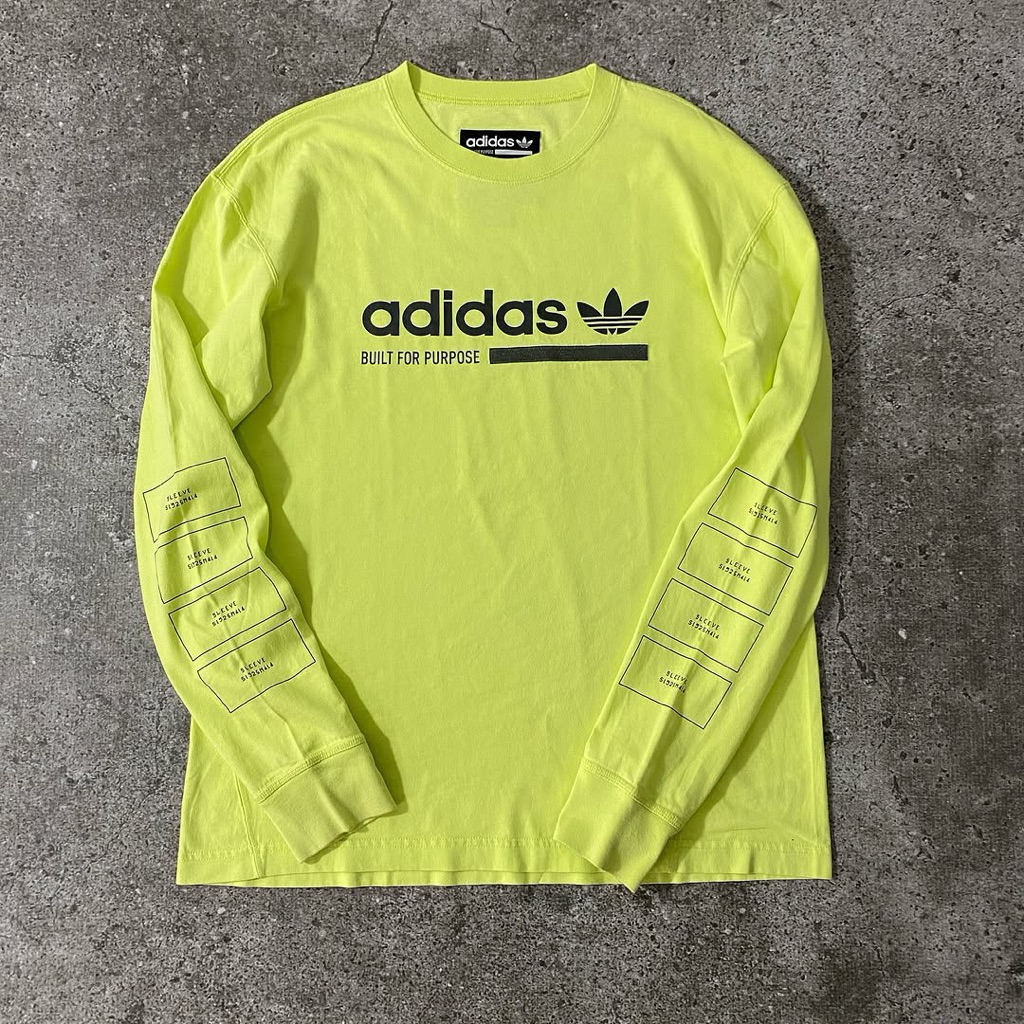 Adidas longsleeve neon