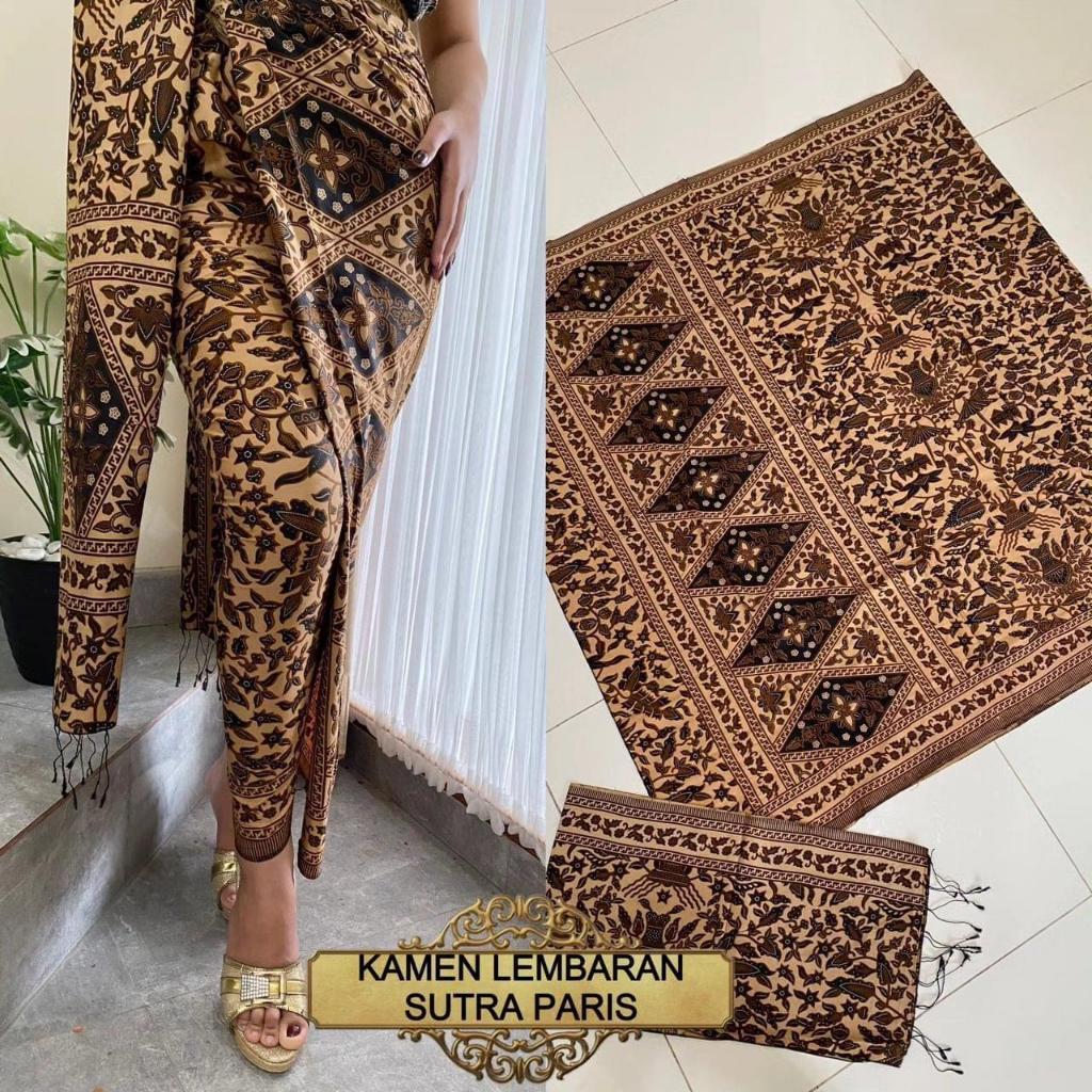 KAIN LEMBARAN MOTIF BATIK SET SELENDANG MOTIF BATIK SARUNG SELENDANG KAMEN JADI ENDEK JUMPUTAN