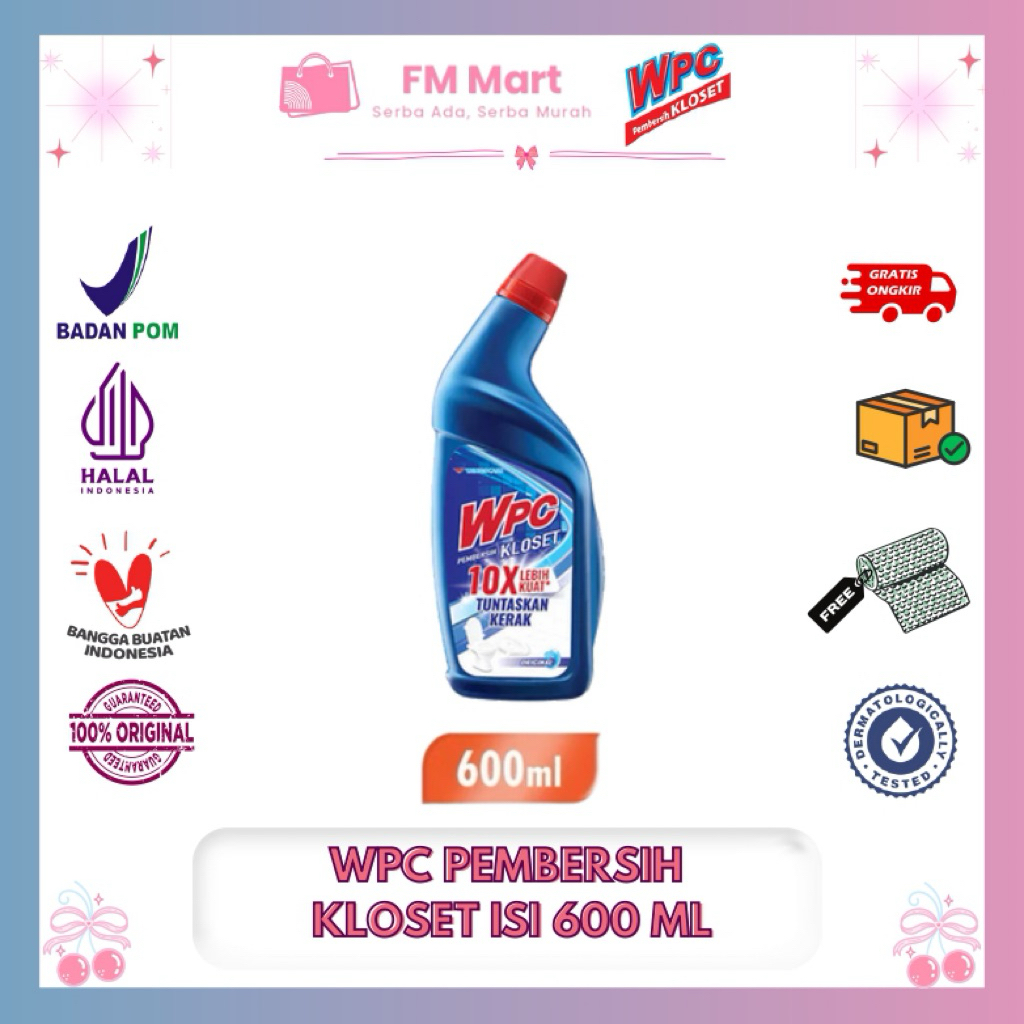 WPC Pembersih Kloset Original 600ml - Cairan Pembersih Kloset Kamar Mandi