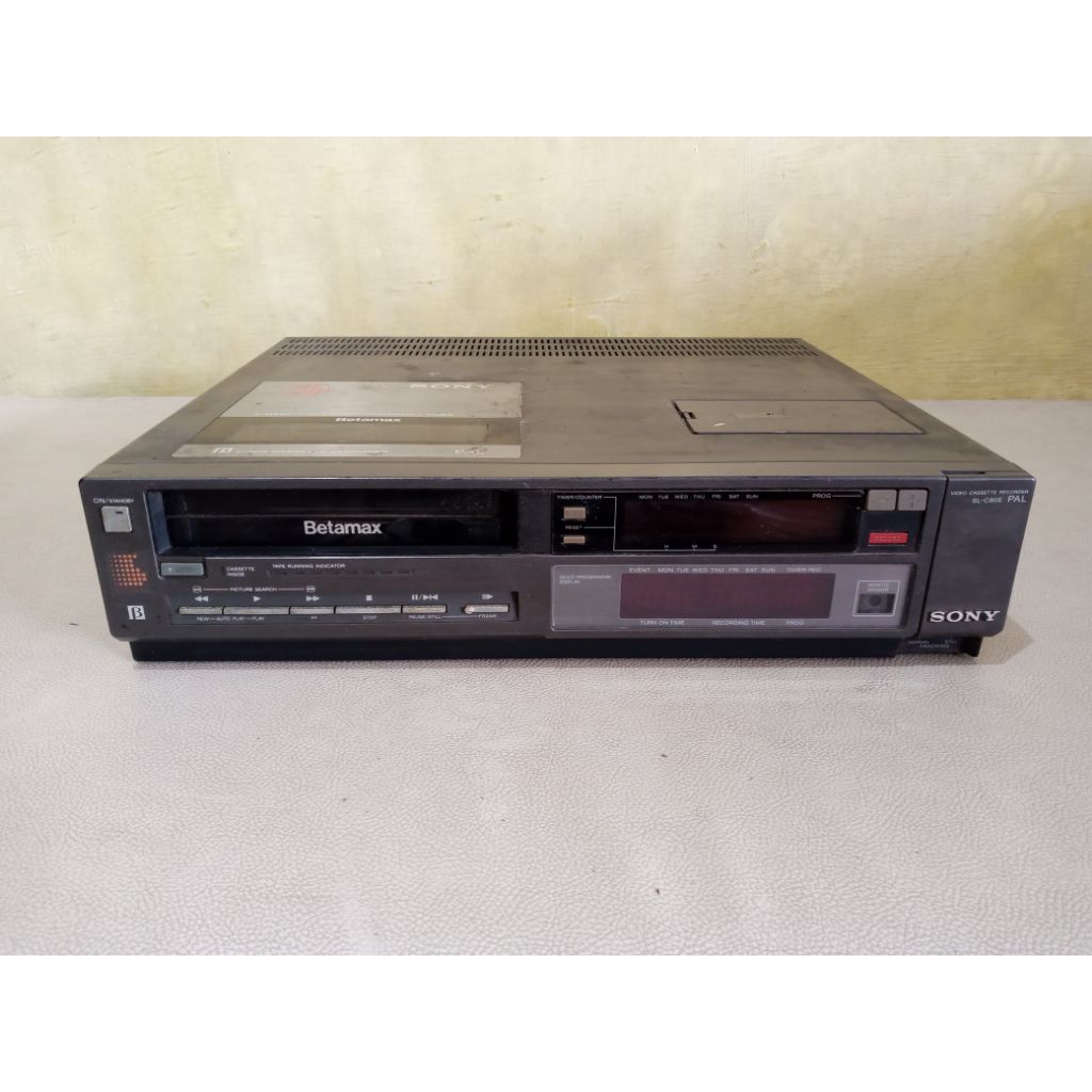 video player sony betamax vintage