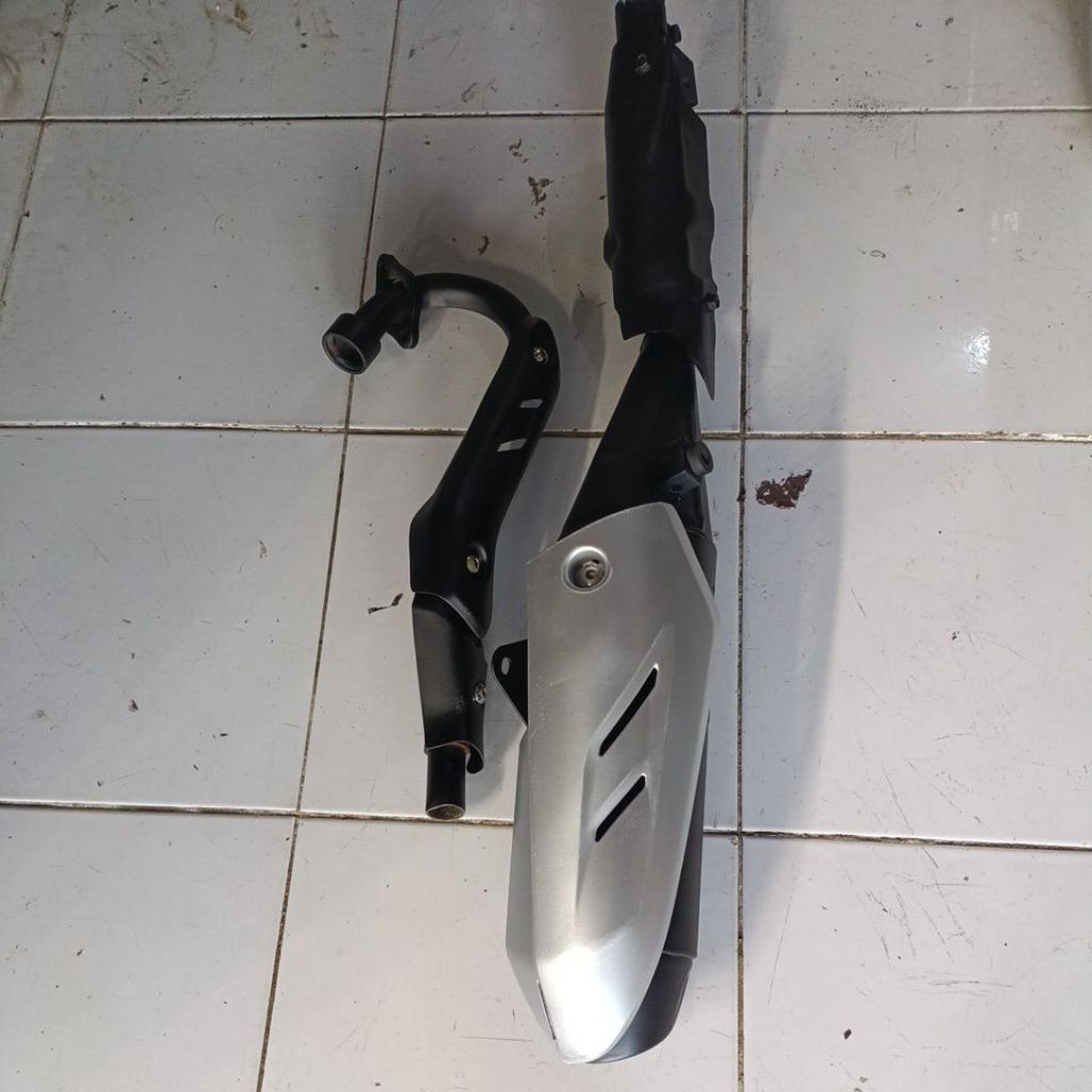 kenalpot standar Honda CRF 150 L original