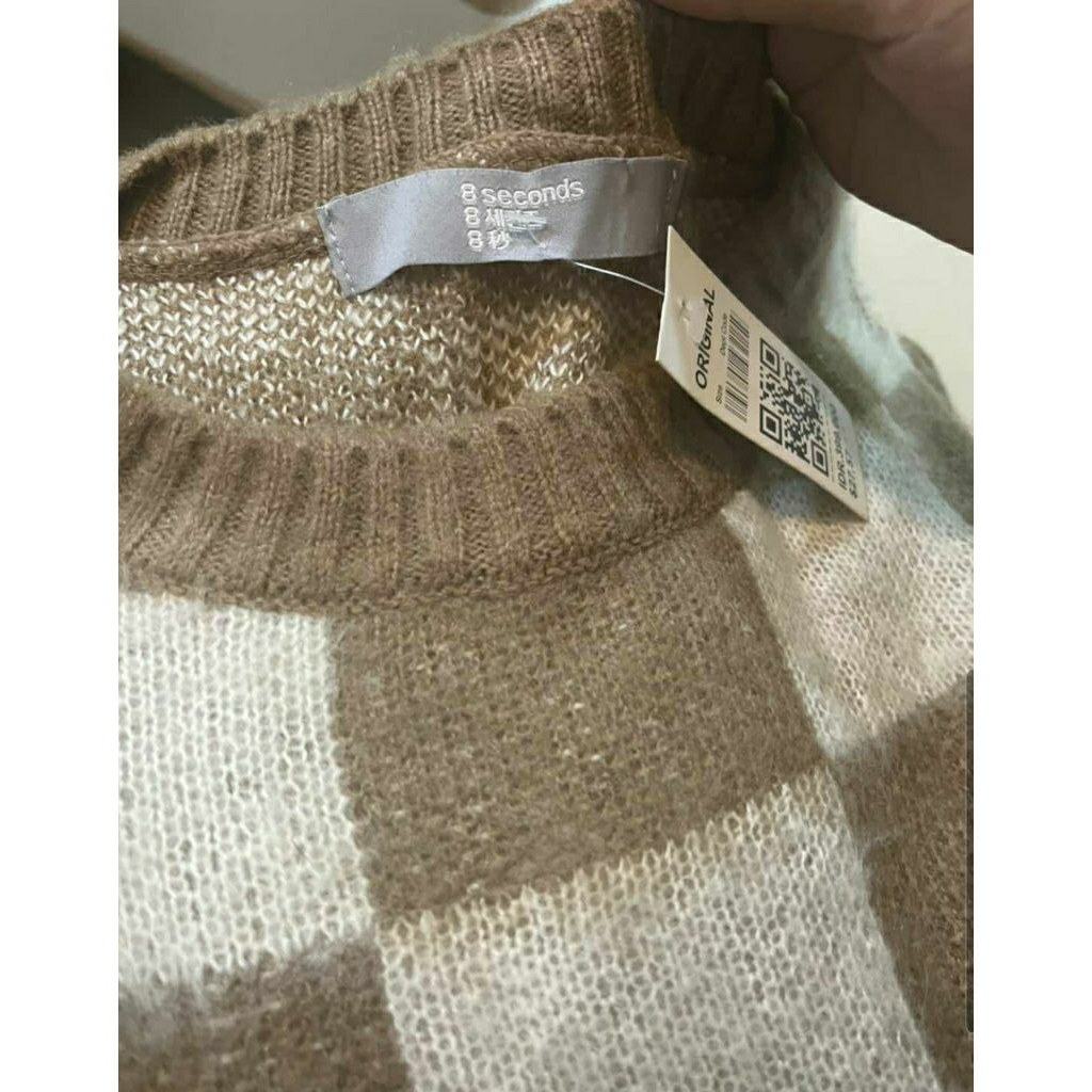 sweter rajut kota 8 seconds