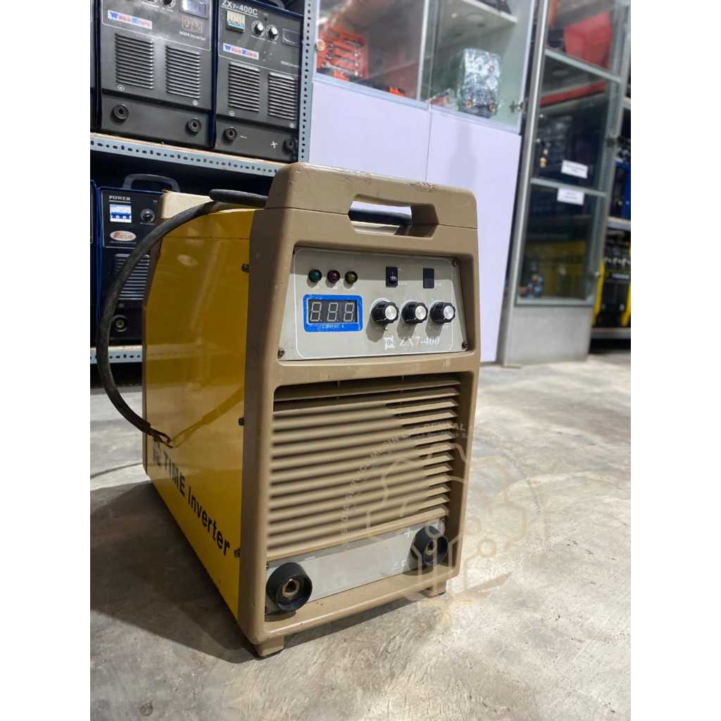 MESIN LAS BEKAS MMA 400A TIME MESIN LAS 3 PHASE TIME SECOND 400 AMPERE LAS LISTRIK INVERTER SECOND