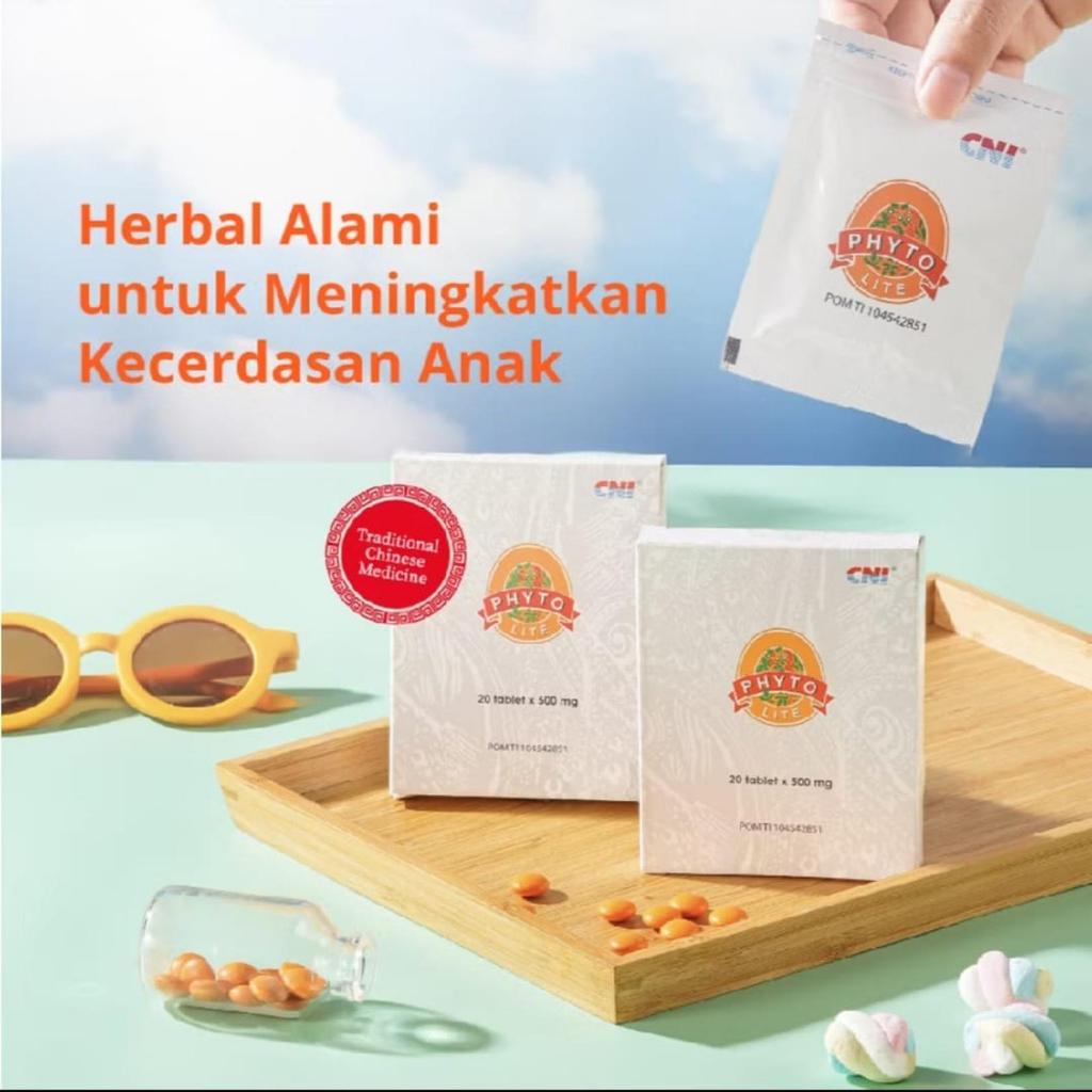 PHYTO LITE CNI PHYTOLITE NUTRISI HERBAL ALAMI ORIGINAL ISI 20 TABLET - MENINGKATKAN KECERDASAN ANAK