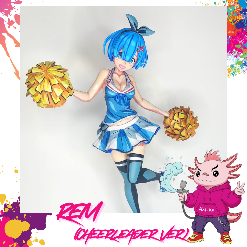 REM Re Zero Cheerleader Ver 21 Cm Figure PVC (Banpresto)