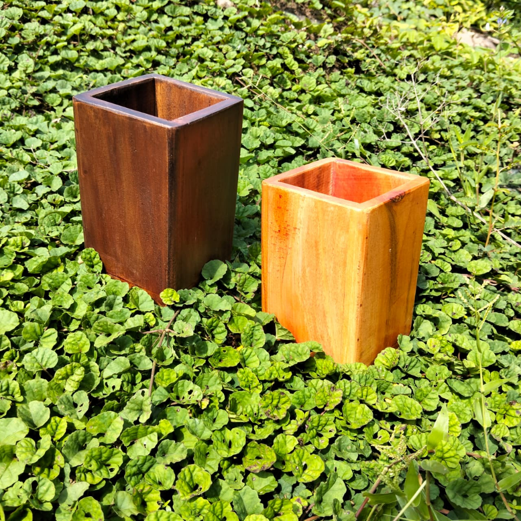 Kotak Pensil Kayu / Tempat Sutil Kayu / Tempat Pensil / Kotak Serbaguna