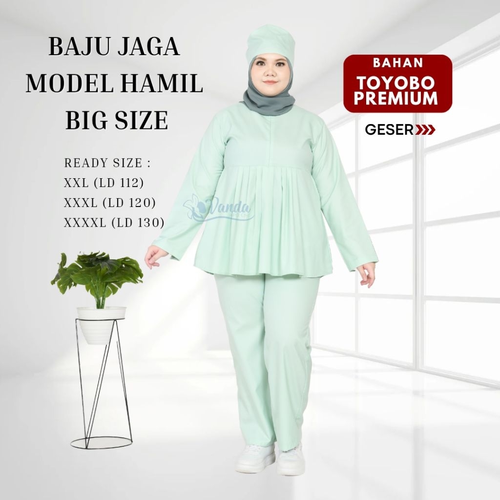 BAJU OKA HAMIL JUMBO/BAJU JAGA BUSUI/BAJU PERAWAT/SERAGAM DOKTER/SCRUB MEDIS