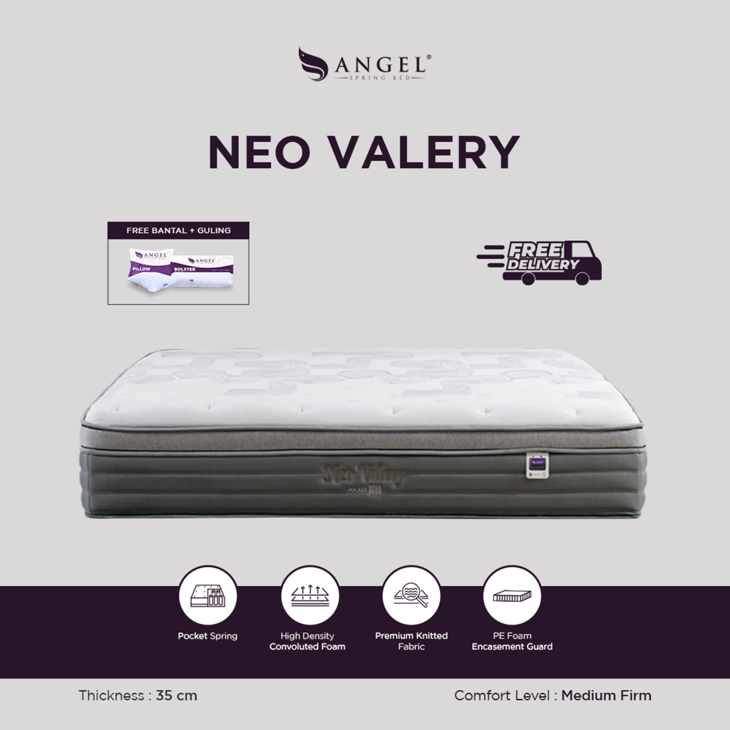 Kasur Neo Valery By Angel Spring Bed - Matras Only
