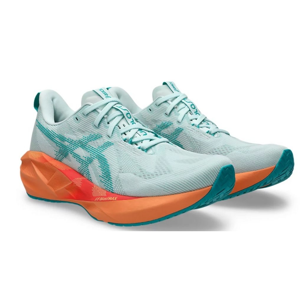 Sepatu Lari Asics Novablast 5 Green Running Outdoor Olahraga Unisex