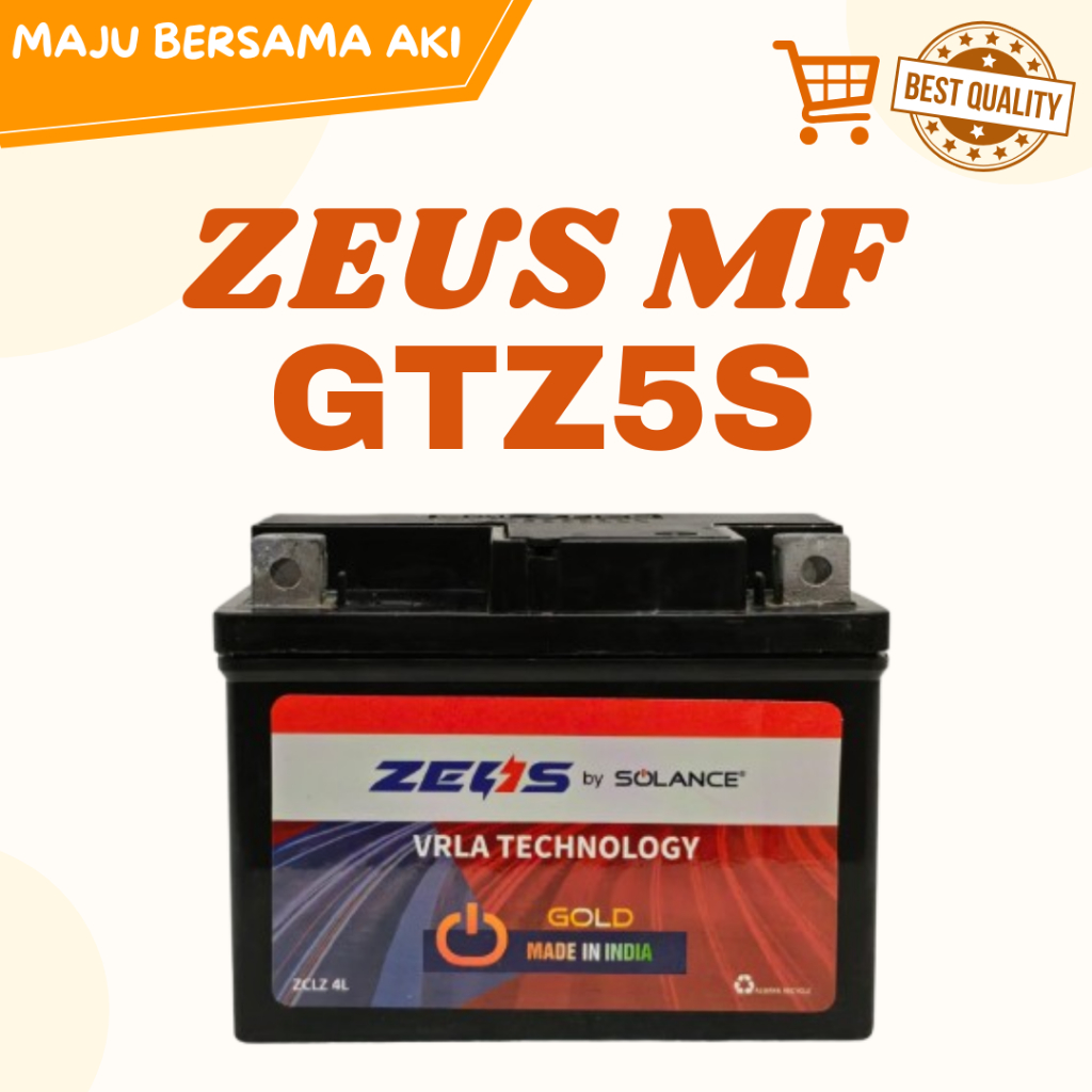 Aki Motor Honda New Mega Pro Mono Megapro GTZ5S ZEUS Accu MF