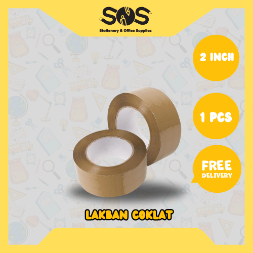 Lakban Coklat 2 inch