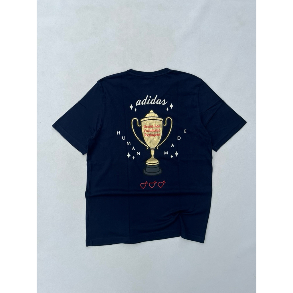 kaos human made x adidong logo