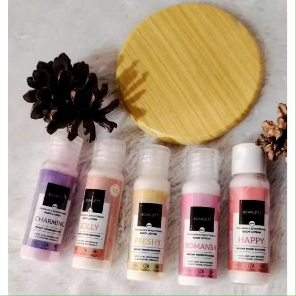 Scarlet BodyLotion mini 30ml & Shower | Kemasan Travel| Tester