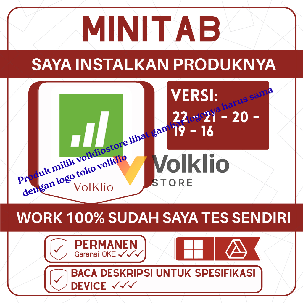 Minitab Software Statistika dan Probabilitas + Windows + Link Drive (Bonus IDM Original Lifetime)