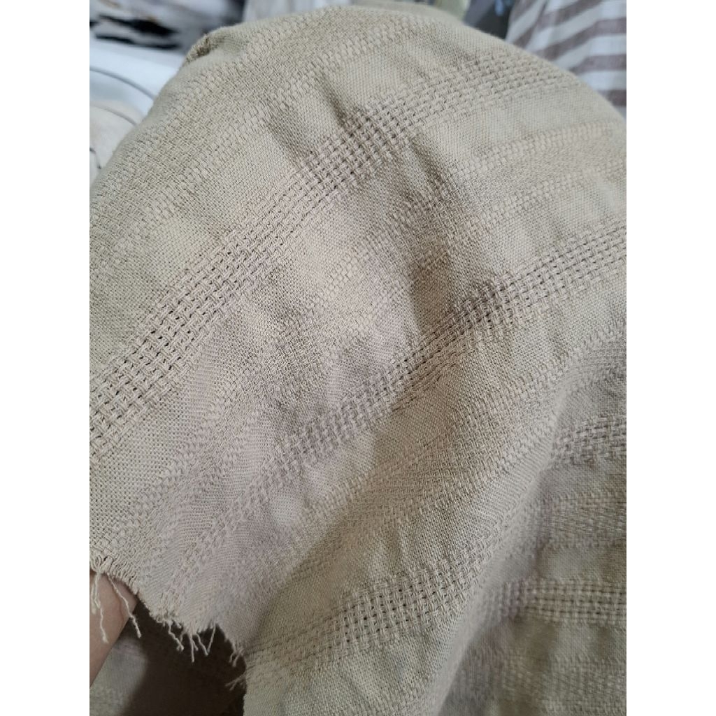 KAIN METERAN LINEN SERAT KARUNG TEBAL GARMENT