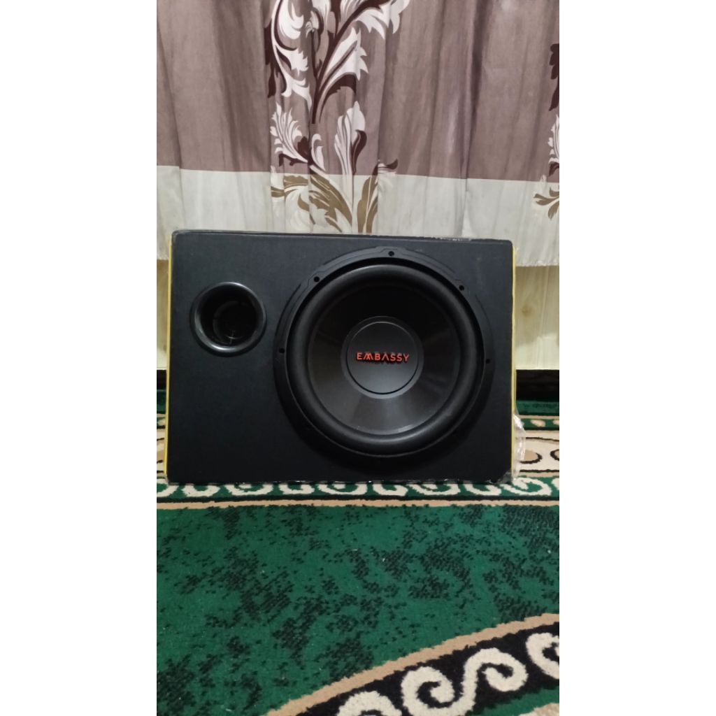SUBWOOFER 12 INCH EMBASSY AUDIO MOBIL BOX SUBWOOFER KHUSUS TRUCK CANTER,RAGASA,DUTRO, 12" SANGAT COC