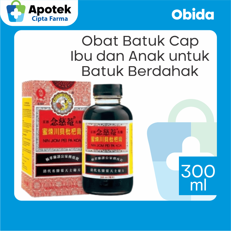 Obat Batuk Cap Ibu dan Anak 300ml Obat Batuk Sirup Obat Herbal Obat Batuk Berdahak Obat Batuk Ampuh 
