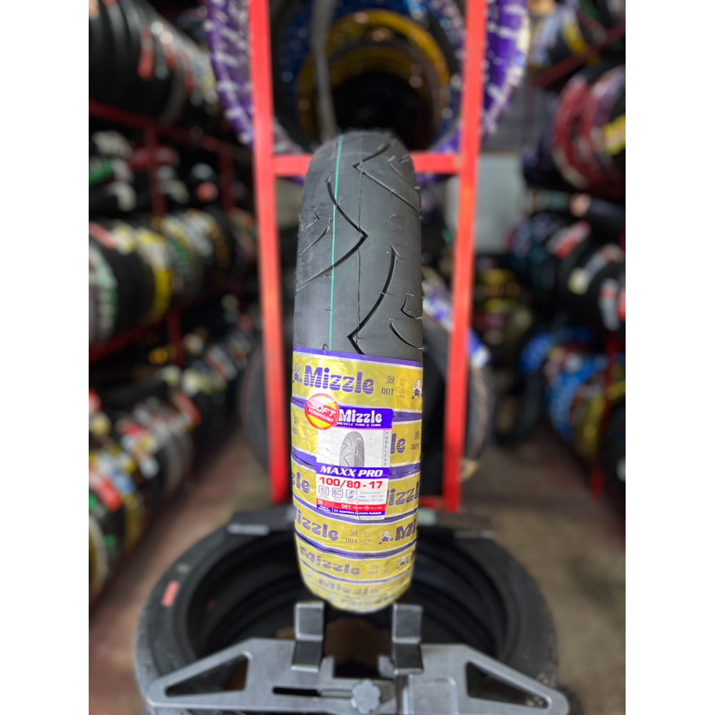 Mizzle MAXXPRO R 17 dan 18 Softcompound 90/80-18 100/80-18 90/80-17 100/80-17 Tubeles Grip Maksimal 