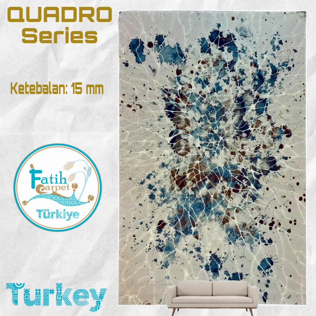 Karpet Minimalis Quadro Import Turki - Q9