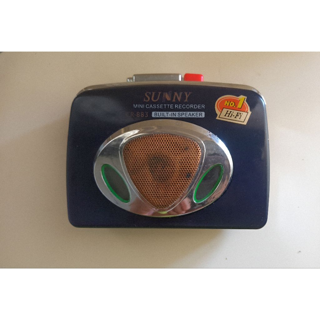 MURAH Walkman Sunny C 883 Mini Cassette Recorder/Tape Player/Pemutar Musik Preloved Good Condition