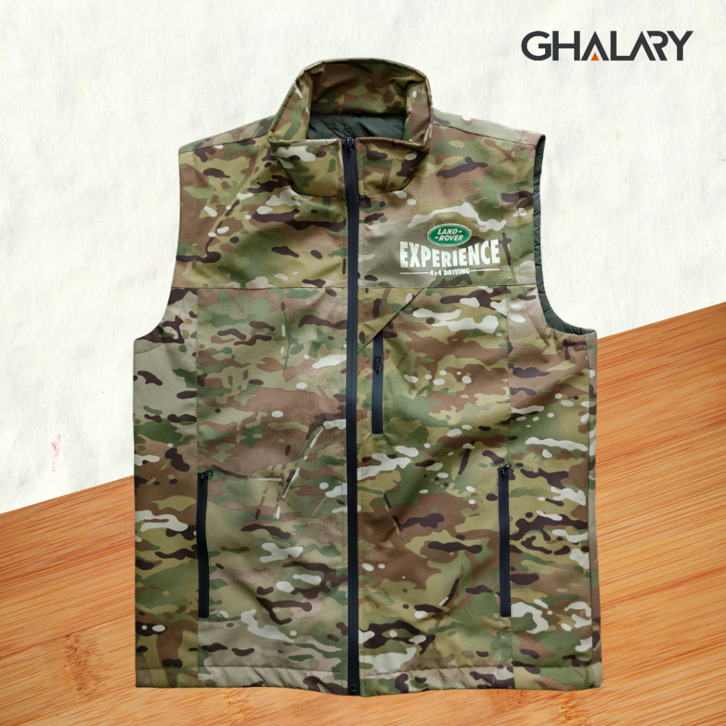 Rompi Land Rover Taslan Goretex Waterproof – Rompi Outdoor Pria Wanita | Vest Riding Touring Anti Ai