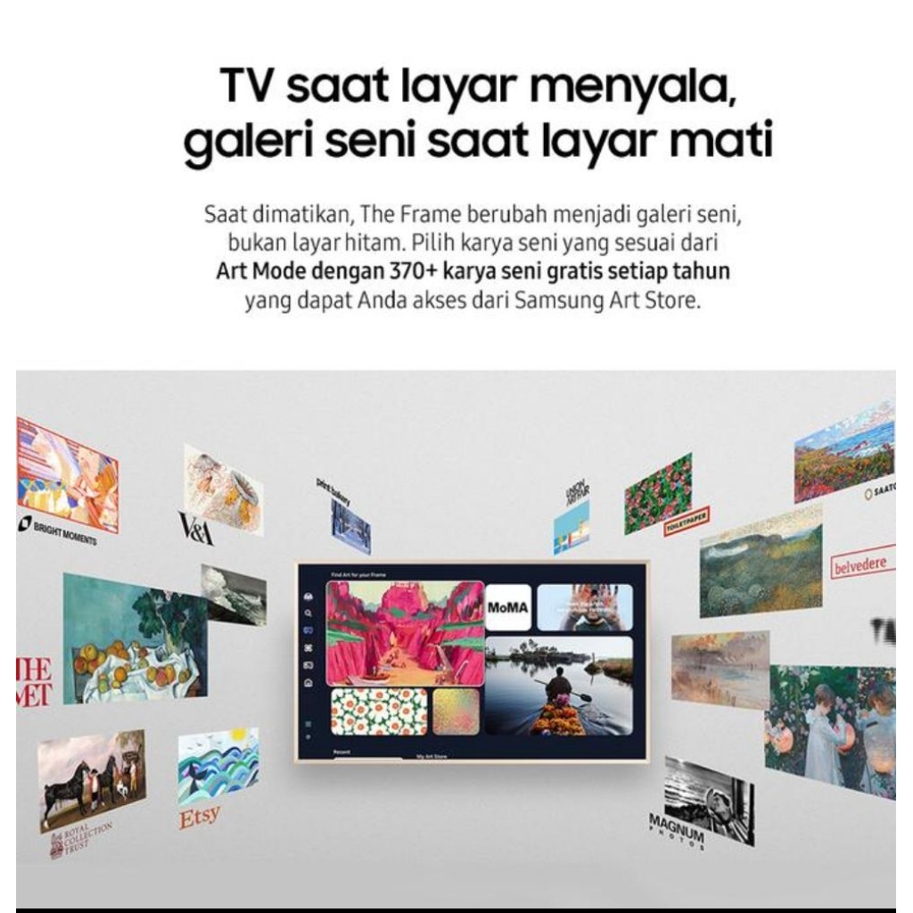 TV Samsung 43LS03F The Frame 43 inch Qled Free Bezel