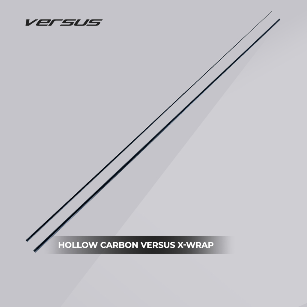 2PCS Blank Rod Carbon Versus X-Wrap Xtra Wrapping – Two Pieces – Carbon Hollow