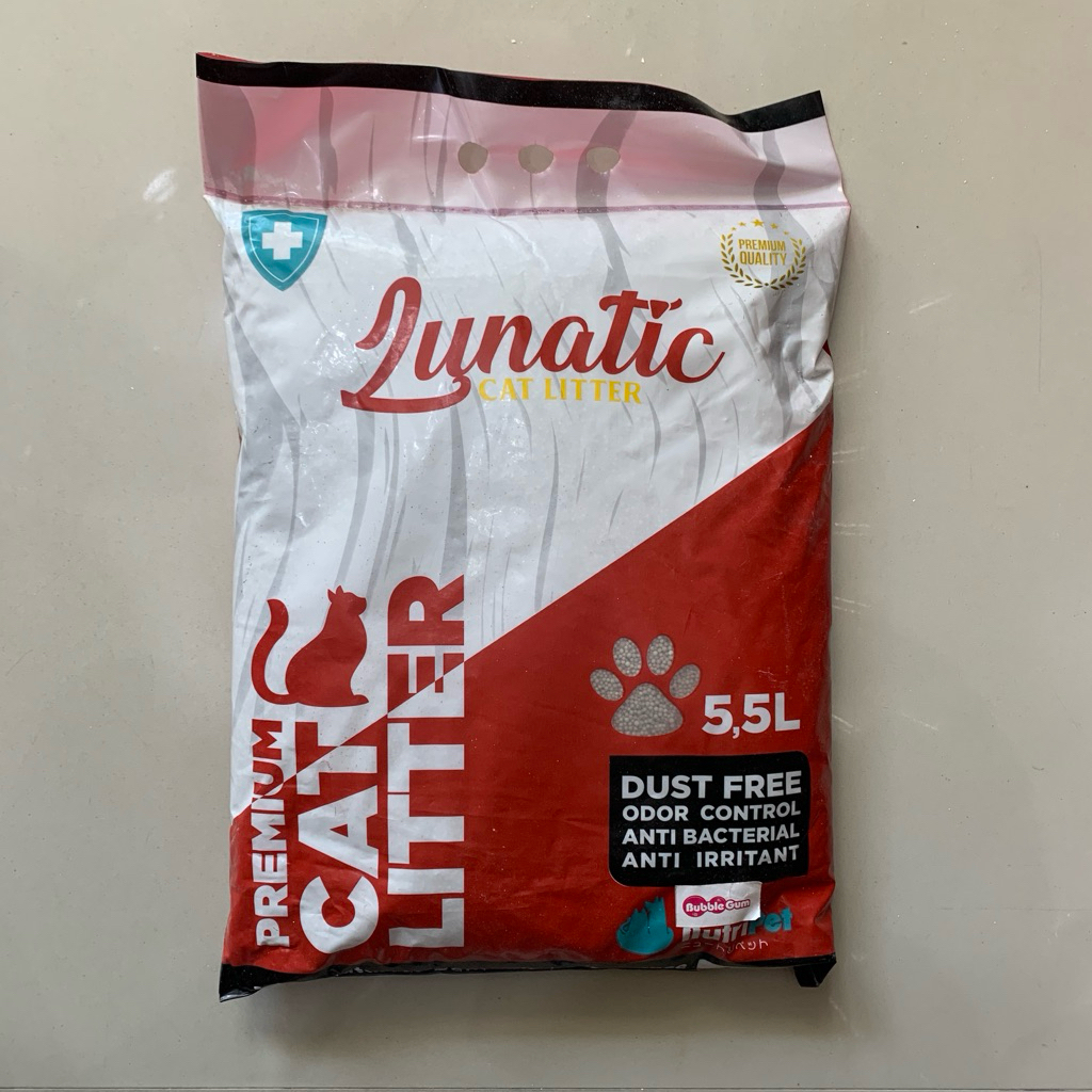 Pasir Kucing LUNATIC Gumpal 5.5L