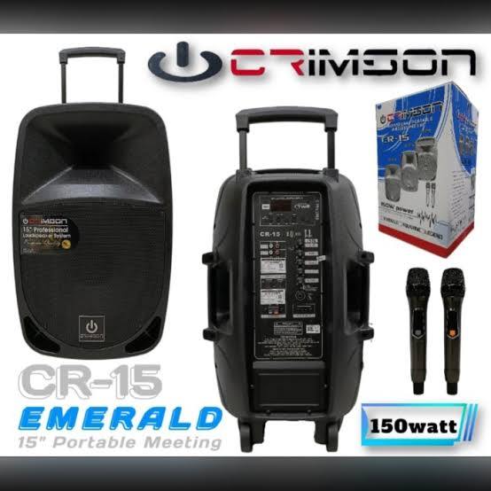 Speaker Meeting Crimson 15 Inch CR-15 Emerald Portable 150 W Original